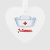 Hef de Wereld voor Verpleegkundigen Douane Ornament (achterkant)