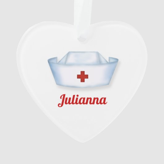 Hef de Wereld voor Verpleegkundigen Douane Ornament (achterkant)