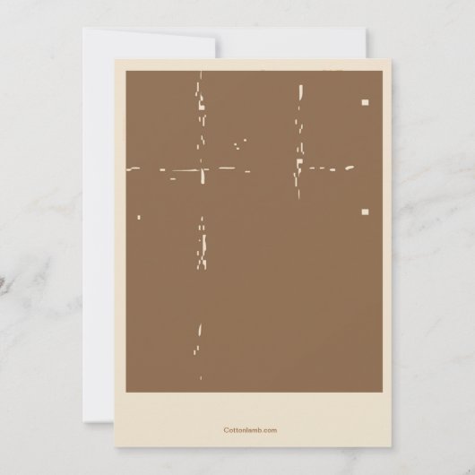 Hef een glas bier geheven Uitnodiging (Achterkant)