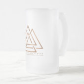 Hef een glas op kwaliteit vakmanschap! Frosted GL Matglas Bierpul (Voorkant rechts)