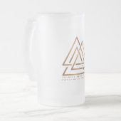 Hef een glas op kwaliteit vakmanschap! Frosted GL Matglas Bierpul (Voorkant links)