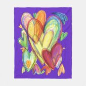 Hef Harde kunsten Kunst zachte vloeren Aangepaste  Fleece Deken (Voorkant)