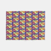 Hef Harde kunsten Kunst zachte vloeren Aangepaste  Fleece Deken (Voorkant (Horizontaal))
