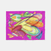 Hef Harde kunsten Kunst zachte vloeren Aangepaste Fleece Deken (Voorkant (Horizontaal))