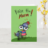 Hef het Alarm op! Het is uw Verjaardag! Voor haar Kaart (Gele Bloem)