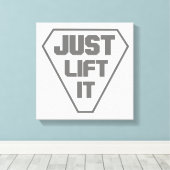 Hef het gewoon op canvas afdruk (Insitu (Houten vloer))