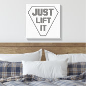 Hef het gewoon op canvas afdruk (Insitu (Slaapkamer))