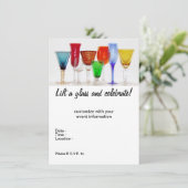 "Hef het glas" Kaart (Staand voorkant)