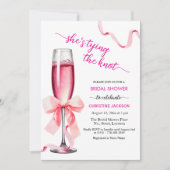 Hef het glas omhoog Ze bindt het knoop Vrijgezelle Kaart (Voorkant)