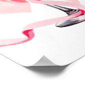 Hef het glas omhoog Ze bindt het knoop Vrijgezelle Poster (Hoek)