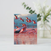 Hef je ogen op naar de hoge God en het scheppingsv Briefkaart (Staand voorkant)