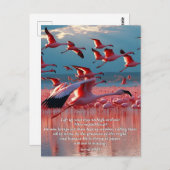 Hef je ogen op naar de hoge God en het scheppingsv Briefkaart (Voorkant / Achterkant)