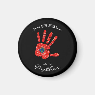 Hef met onze moeder aarde MMIW Black  Magneet