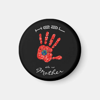 Hef met onze moeder aarde MMIW Black Magneet