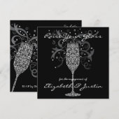 Hef uw glas uitnodiging (Voorkant / Achterkant)