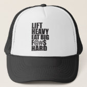 Hef zwaar op, eet groot trucker pet (Voorkant)