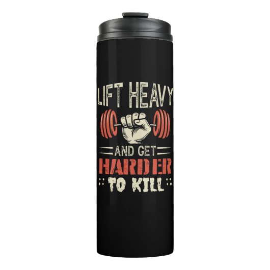 Hef zwaar op en wordt moeilijker te doden thermosbeker (Voorkant)