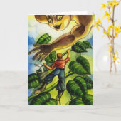 Hefboom en de Bonestengel Kaart (Gele Bloem)