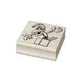 hefboom in de doos van de kunstzegel rubberstempel (Stempel)
