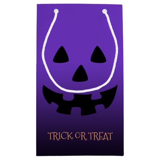 hefboom op paarse zijde klein cadeauzakje (Achterkant)