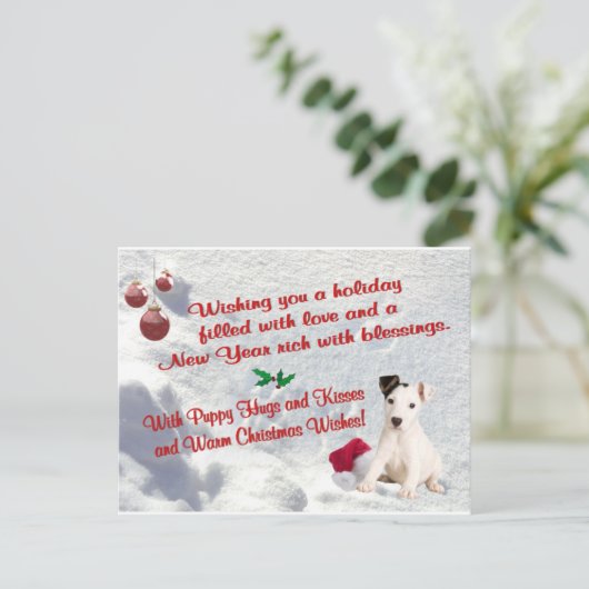 Hefboom Russell Christmas Hugs en het Briefkaart (Staand voorkant)