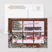 Hefboom Russell Christmas Wishes Greeting Feestdagenkaart (Voorkant / Achterkant)