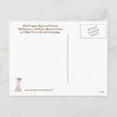 Hefboom Russell Christmas Wishes Greeting Feestdagenkaart (Achterkant)