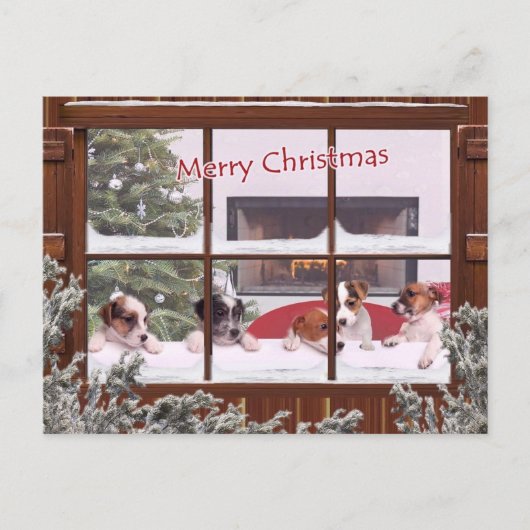 Hefboom Russell Christmas Wishes Greeting Feestdagenkaart (Voorkant)