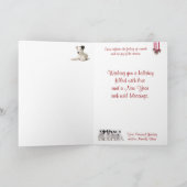 Hefboom Russell Let It Snow Personaliseerbare Feestdagen Kaart (Binnen)