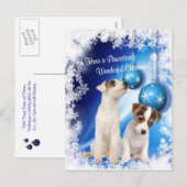 Hefboom Russell Pawsitively Wonderful Christmas Feestdagenkaart (Voorkant / Achterkant)