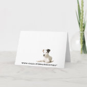 Hefboom Russell Puppies Hugs & Kussen - pas het Feestdagen Kaart (Achterkant)