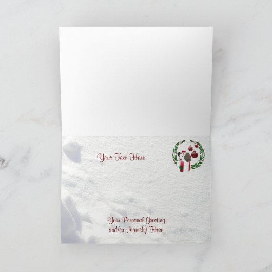 Hefboom Russell Puppies Hugs & Kussen - pas het Feestdagen Kaart (Binnen)