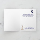 Hefboom Russell Puppy Let It Snow - pas het aan! Feestdagen Kaart (Binnen)