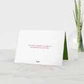 Hefboom Russell Subs voor Rudolph Feestdagen Kaart (Achterkant)