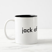 hefboom van alle transacties tweekleurige koffiemok (Links)