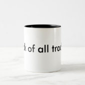 hefboom van alle transacties tweekleurige koffiemok (Center)