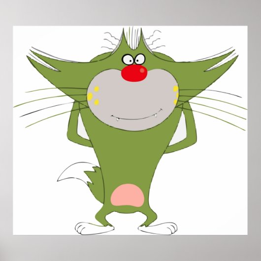 hefboommenrichter Oggy en Cockroaches Poster (Voorkant)