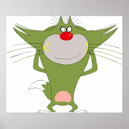 hefboommenrichter Oggy en Cockroaches Poster (Voorkant)