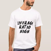 Hefboomratio hoog t-shirt (Voorkant)