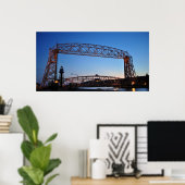 Hefbrug Duluth Minnesota Poster (Thuiskantoor)