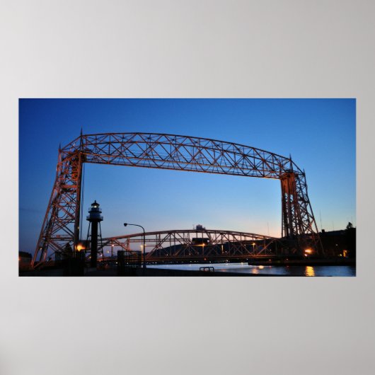 Hefbrug Duluth Minnesota Poster (Voorkant)