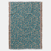 Heffalbs Red Blue beige Paisley Throw Blanket Deken (Voorkant Verticaal)