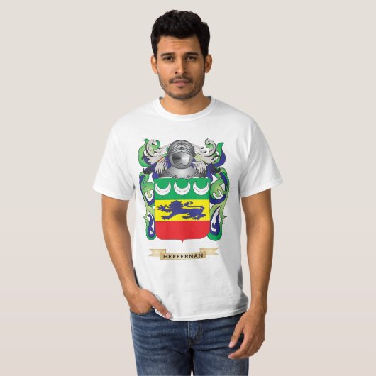 Heffernan Coat of Arms (familiekust) T-shirt (Voorkant volledig)