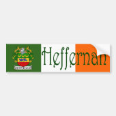Heffernan wapenschild Vlag Bumpersticker (Voorkant)