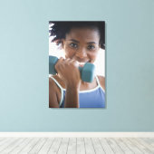 Hefgewicht Canvas Afdruk (Insitu (Houten vloer))