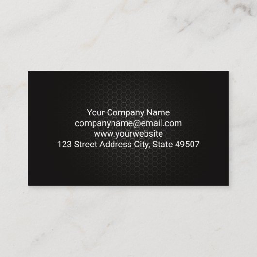 Hefgewicht | geschiktheid visitekaartje (Achterkant)