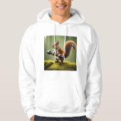 Hefgewichten van eekhoorns hoodie (Voorkant)