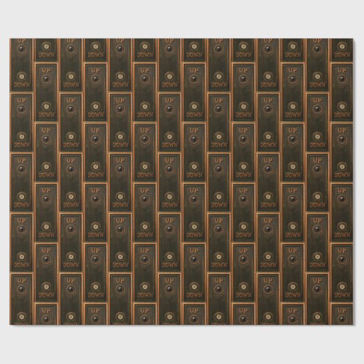  hefknop bord metalen antiek cadeaupapier (Vlak)