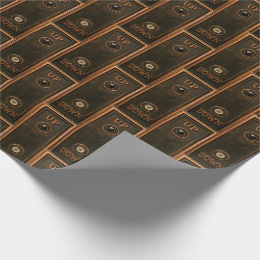  hefknop bord metalen antiek cadeaupapier (Hoek)