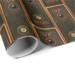 hefknop bord metalen antiek cadeaupapier